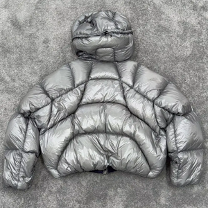 Latest Wholesale Outdoor Warm Utility Canvas Stand Collar Bubble Coat Custom Winter Puffer Jacket for <b>Men</b> 2025 - Product Image 2