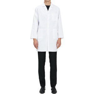 2025 mejor venta de batas de laboratorio personalizadas, uniforme de médico con bolsillos de laboratorio, uniformes de hospital de verano al por mayor - Product Image 2