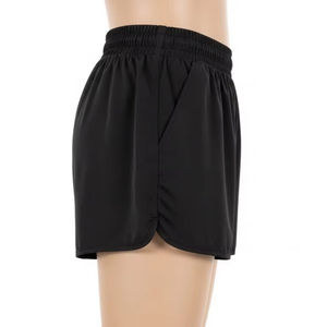 Shorts pour femmes à séchage rapide, légers, respirants, taille élastique, shorts de sport pour l'entraînement physique, port quotidien, vente en gros OEM - Product Image 3