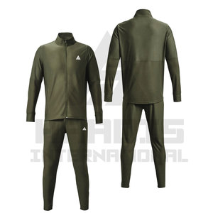 Survêtement d'hiver pour homme Haadis International, grande taille, style streetwear, 100% coton, respirant, léger, coupe régulière, manches longues - Product Image 1