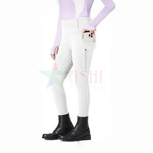 Leggings d'équitation pour femmes, style Jodhpur, avec logo personnalisé, imperméables et coupe-vent, fabrication OEM en gros - Product Image 6