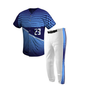 Jersey de béisbol en blanco barato de manga corta al por mayor sublimación y bordado fabricante de uniformes de Béisbol Mundial - Product Image 1