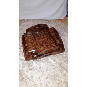 Artesanía de Madera de Tuya Marroquí de Lujo, Hecha a Mano, Raíz de Tuya Natural, Decoración Tradicional Marroquí para el Hogar, Regalo - Product Image 1