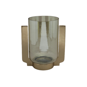 Portavelas de Metal elegante Opción de centro de mesa casas lujoso portavelas de Metal hogar Villa cena y decoración de boda - Product Image 1