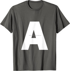 Nuevo diseño personalizado letras flocado estampado camisetas fabricante pesado 100% algodón camiseta bordado Camisetas cuello redondo para hombres - Product Image 1