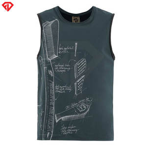 Camiseta sin mangas con logotipo personalizado de alta calidad para hombre, camiseta sin mangas transpirable para entrenamiento deportivo, correr, gimnasio, novedad - Product Image 4