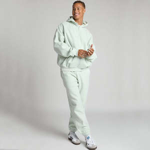 เสื้อฮู้ดซิปแบบสั่งทำขนาดใหญ่พิเศษสำหรับผู้หญิง ผ้าฝ้ายผสมโพลีเอสเตอร์เนื้อฟลีซ ระบายอากาศได้ดี ปักลายด้านใน สัมผัสนุ่มมาก - Product Image 6