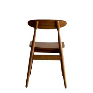 เก้าอี้ทานข้าวไม้เนื้อแข็งสไตล์โมเดิร์นมินิมอล สำหรับใช้ในบ้าน สำนักงาน โรงแรม และอพาร์ตเมนต์ - เฟอร์นิเจอร์ทานข้าวในร่มที่ทนทาน - Product Image 3