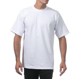 Camisetas de algodón personalizadas blanco liso a granel en blanco serigrafiado camisetas al por mayor de verano de alta calidad camiseta para hombres - Product Image 2