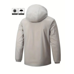 Veste Softshell Imperméable Coupe-Vent Design Personnalisé pour Hommes Motif Imprimé Léger Tactique Extérieur Col Roulé Fermeture à Glissière - Product Image 2