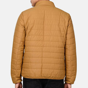 Chaqueta Acolchada con Capucha Personalizable OEM para Hombre, Diseño Sólido de Lona para Invierno, Forro de Algodón, Transpirable, Moderna, para Exteriores - Product Image 4