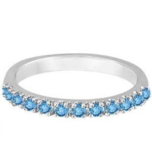 แหวนทองคำขาว 14k ประดับบลูโทแพซทรงรี 0.38 กะรัต พร้อมพลอยไพลินสีชมพู ชุบทองคำแท้ สำหรับเป็นแหวนสัญญาของเด็กผู้ชาย - Product Image 1