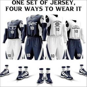 เสื้อบาสเก็ตบอลแบบย้อนยุคโลโก้ได้ตามต้องการดีไซน์ตาข่ายสองด้านขนาดใหญ่พิเศษพิมพ์ลายถ่ายเทความร้อนระบายอากาศได้ดีสำหรับผู้ชายผู้หญิง - Product Image 2