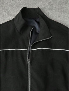 Ensemble 2 pièces pour hommes coupe-vent vintage zippé, survêtement, short coupe-vent en nylon, sweat à capuche streetwear personnalisé et short en gros - Product Image 3