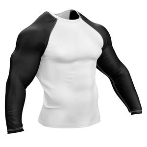 Camiseta de Compresión de Manga Larga Personalizada para Hombre con Protección Solar UV UPF 50+, Secado Rápido, para Surf y Natación - Product Image 3