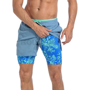 Shorts de sport pour hommes, tissu léger à séchage rapide, coupe flexible, pour la musculation, l'entraînement et un style de vie actif - Product Image 4