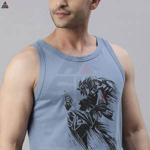 Débardeur Homme Casual de Qualité Supérieure Respirant en Tissu Coton Couleur et Taille Personnalisables pour la Musculation Gym Vente en Gros - Product Image 3