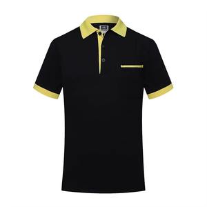 Chemises polo en coton Dry Fit avec logo personnalisé, respirantes, qualité supérieure, couleur unie, motif toile teintée, vente en gros OEM - Product Image 5