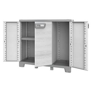 Armoire portable en plastique SEQUOIA CAB 102B avec 3 portes battantes (100 cm) – Kit de meubles Terry SEQUOIA CAB 102B - Product Image 2