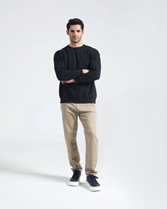 Sweat à capuche pour homme, imprimé personnalisé, coupe ajustée, élégant, décontracté, confortable, chaud, en polaire athlétique, col en V, polyester/coton - Product Image 4