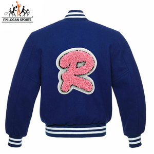 Reasonable Price Custom Design Long Sleeve Varsity <b>Jacket</b> Cotton Polyester Fabric Varsity <b>Jacket</b> For Men BY FM LOGAN <b>SPORTS</b> - Product Image 6