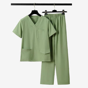 Uniformes médicos de nuevo estilo, conjuntos de uniformes médicos con cuello en V y cuello abierto, trajes de enfermería, uniformes hospitalarios - Product Image 3