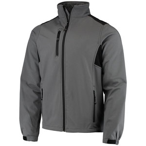 Veste d'extérieur d'hiver à quantité minimale de commande basse d'usine pour hommes, manteau à coquille souple, vestes Softshell OEM pour l'extérieur, vestes Softshell bon marché pour hommes - Product Image 2