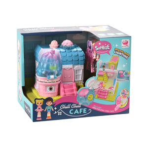 Casa de Muñecas de Juguete para Niñas, Modelo de Castillo de Princesa, Villa, Casa de Juegos, Juego de Mini Juguetes Sorpresa - Product Image 3