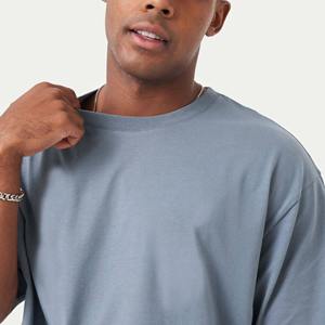 T-shirt surdimensionné vintage en coton épais respirant de haute qualité pour hommes, imprimé à l'écran personnalisé, design épais et lavé, taille plus - Product Image 4