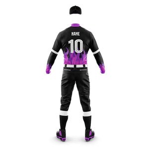 เครื่องแบบทีมเบสบอลเสื้อกีฬาชุดทีมเบสบอลระบายอากาศ - Product Image 3