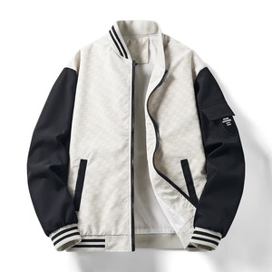 แจ็กเก็ตขนสัตว์มหาวิทยาลัยสำหรับผู้ชายเสื้อแจ็กเก็ตผ้าขนแกะแฟชั่นแบบลำลองสไตล์เลตเทอร์แมนสำหรับฤดูหนาว - Product Image 4