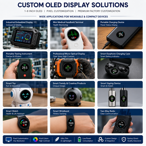 Écran OLED grand format 1,85 pouce, résolution 390x450, interface MIPI QSPI, pour montre connectée Pro Series et tracker d'activité. - Product Image 2