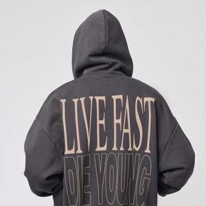 Sweat à capuche surdimensionné en coton épais et éponge pour hommes personnalisé pull-over en molleton à épaules tombantes de haute qualité - Product Image 3