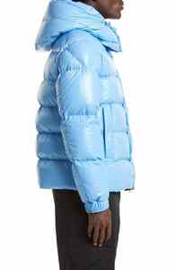 Blouson d'Hiver Rouge Homme Grande Taille de Créateur en Nylon Matelassé Imperméable Col Montant à Fermeture Éclair — Haute Qualité en Stock - Product Image 5