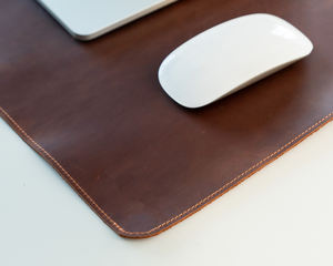 โต๊ะทำงาน แผ่นรองโต๊ะหนังแท้ ป้องกันกลิ่น ทนทาน กันฝุ่น ระดับพรีเมียม พื้นผิวเขียนเรียบ ทนทาน ป้องกันอย่างมีสไตล์ - Product Image 2