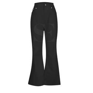 Pantalon évasé en coton léger de haute qualité pour hommes Logo personnalisé Jeans décontractés pour l'hiver pour les vêtements de rue et d'extérieur - Product Image 4