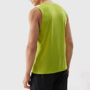 Vente en gros de débardeurs avec logo personnalisé Sports Muscle Bodybuilding Gym Running Singlets Stringer Fitness Débardeur pour homme - Product Image 5