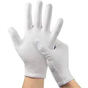 Cómodos guantes de inspector de punto de nailon Guantes de seguridad hasta la muñeca Fourchette para trabajos de precisión e inspecciones - Product Image 2