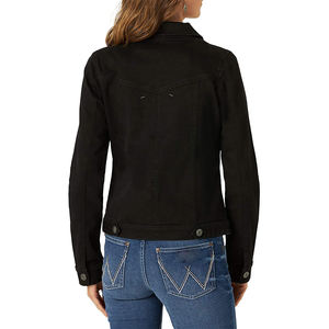 High Quality Washed Plain Denim <b>Womens</b> Slim Fit Jeans <b>Jacket</b> Hot Sale Vintage Casual Stylish Lightweight <b>Long</b> Sleeve Outerwe - Product Image 5