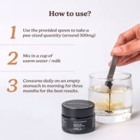 Complément Alimentaire Life Pursuits pour Hommes et Femmes, Résine de Shilajit Pur de l'Himalaya de Qualité Supérieure, 30g, Emballage en Pot Mason, Immunité