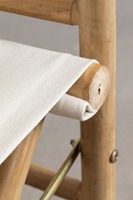 Chaise pliante en bambou du Vietnam, en tissu, écologique, durable, mobilier d'extérieur pour mariages, fêtes, événements, chambre, salle à manger, salon