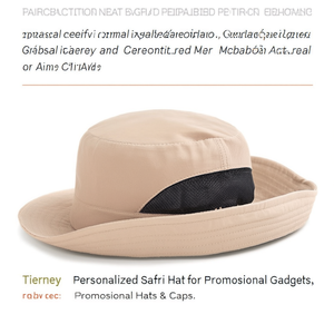 Cappello Safari Personalizzato Tierney per Gadget Promozionali - Product Image 3