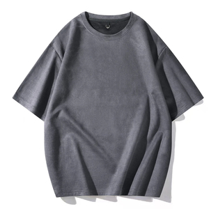 เสื้อยืดโอเวอร์ไซส์สำหรับผู้ชายผ้าคอตตอน/โพลีเอสเตอร์ไซส์ใหญ่พิเศษพิมพ์โลโก้ตามสั่ง - Product Image 4