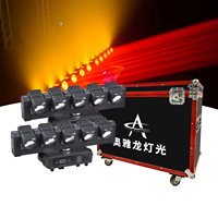 YT05 5 yeux 5x40W RGBW 2in1 LED faisceau mobile barre de lavage lumière Dj équipement d'éclairage de scène pour Disco Club événements de fête de mariage