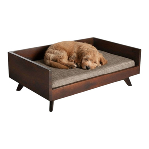 Villa de madera Cama para mascotas para madera de pino OEM Fábrica de Vietnam Paquete plano ecológico Muebles para perros y gatos grandes CH12 - Product Image 2