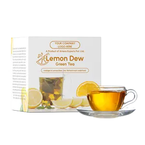 מותג פרטי רופף לימון טל ירוק צמחים בריאות תה סיטונאי פרימיום איכות בתפזורת אריזה אישית זמין