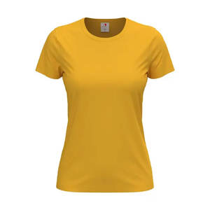 Camisetas de algodón para mujer, camisetas de manga corta, camisetas de cuello redondo, camiseta de verano informal transpirable de ajuste clásico, transpirable - Product Image 3