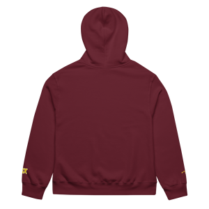Felpa con cappuccio oversize da uomo T6X con Logo giallo ricamato - Product Image 6