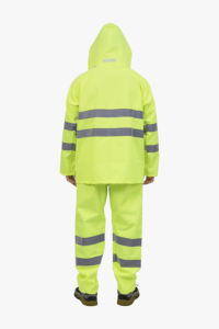 High Quality XL Yellow Polyester Waterproof Windproof Lightweight Comfortable Fit Packable <b>Hood</b> For Camping Outdoor <b>Raincoat</b> - Product Image 4