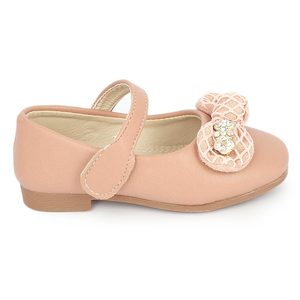รองเท้าส้นสูงสำหรับเด็กผู้หญิง (A101) - สีพีช - Product Image 2